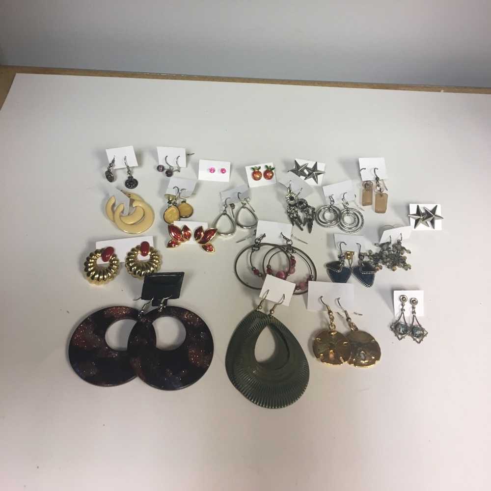 21 Pairs of Earrings